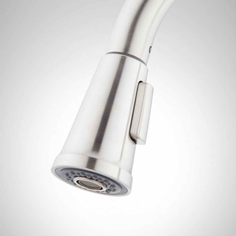 Greyfield Angular Pull-Down Kitchen Faucet - Single-Hole - Stainless Steel, , large image number 3
