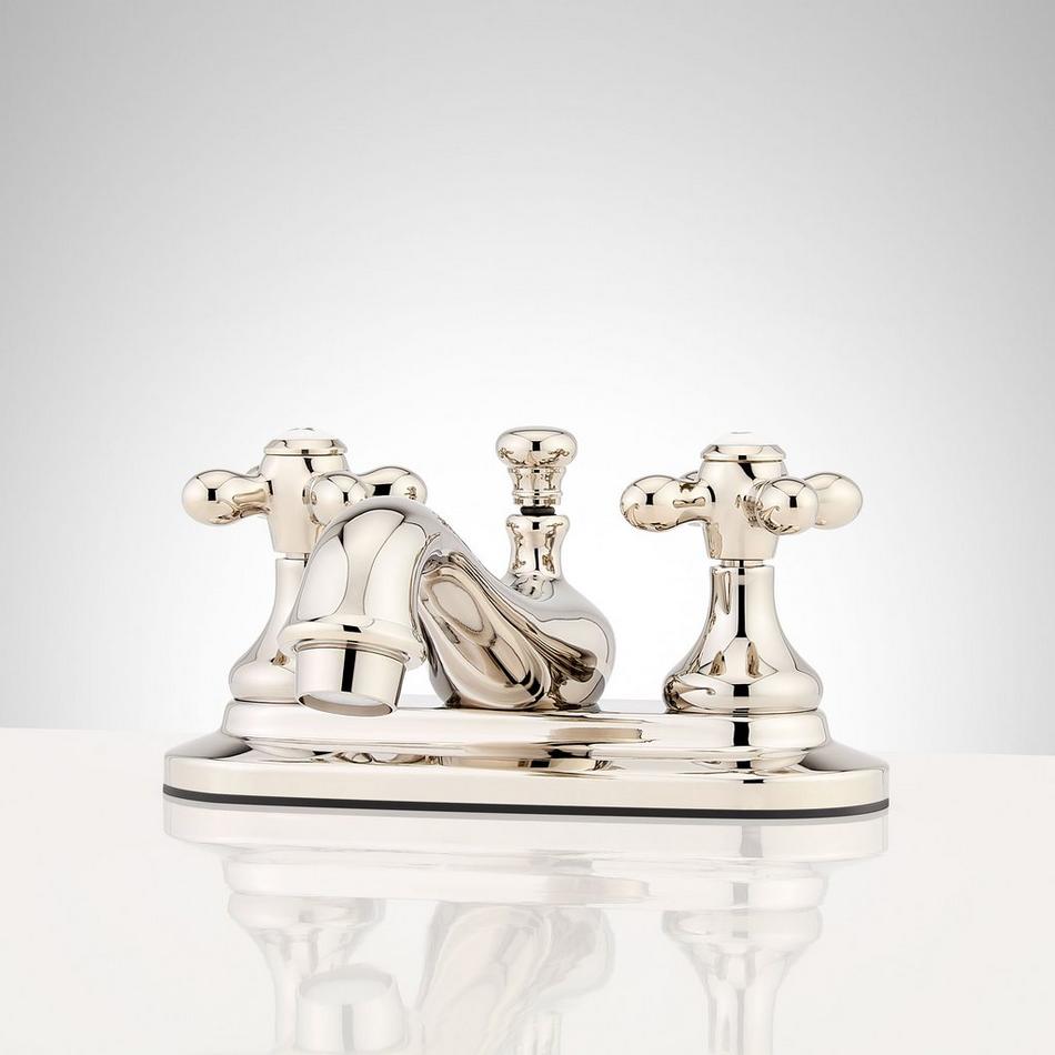 Teapot Centerset Bathroom Faucet - Cross Handles, , large image number 9