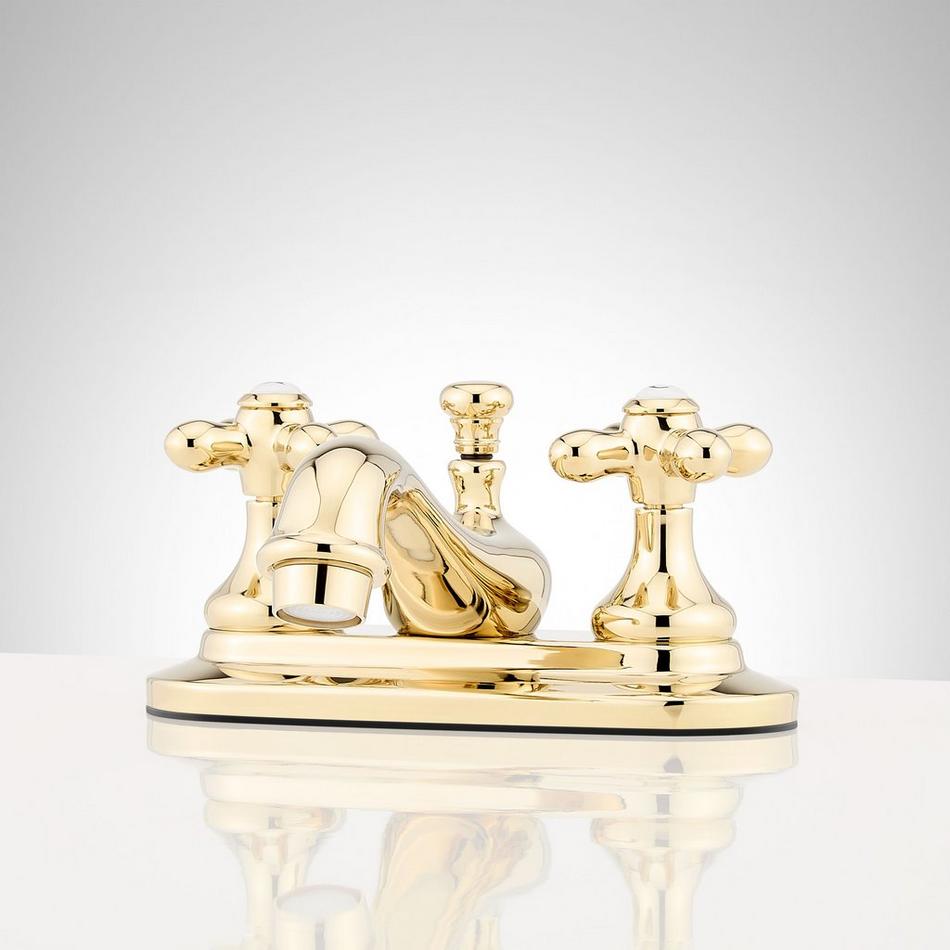 Teapot Centerset Bathroom Faucet - Cross Handles, , large image number 7