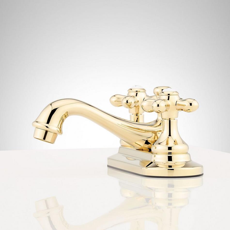 Teapot Centerset Bathroom Faucet - Cross Handles, , large image number 8