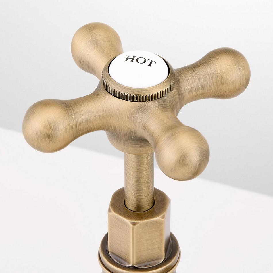 Monroe Bridge Bathroom Faucet - Cross Handles, , large image number 5