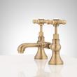 Monroe Bridge Bathroom Faucet - Cross Handles, , large image number 1