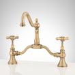 Elnora Bridge Bathroom Faucet - Cross Handles, , large image number 0