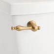 Traditional Toilet Flush Handle - Aged Brass, , large image number 1