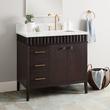 36" Rosamel Right Offset Vanity with Rectangular Undermount Sink - Outlet - Espresso Brown, , large image number 0