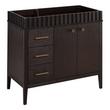 36" Rosamel Right Offset Vanity with Rectangular Undermount Sink - Outlet - Espresso Brown, , large image number 1