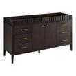 60" Rosamel Single Vanity with Rectangular Undermount Sink - Outlet - Espresso Brown, , large image number 1