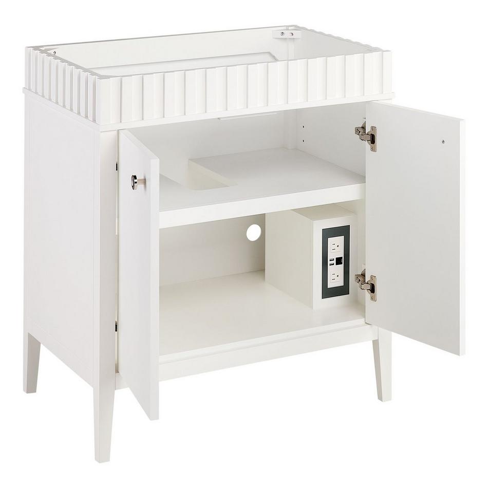 30" Rosamel Vanity with Rectangular Undermount Sink - Outlet - White, , large image number 2