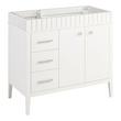 36" Rosamel Right Offset Vanity with Rectangular Undermount Sink - Outlet - White, , large image number 1