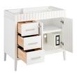 36" Rosamel Right Offset Vanity with Rectangular Undermount Sink - Outlet - White, , large image number 2