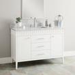 48" Rosamel Vanity with Rectangular Undermount Sink - Outlet - White, , large image number 0