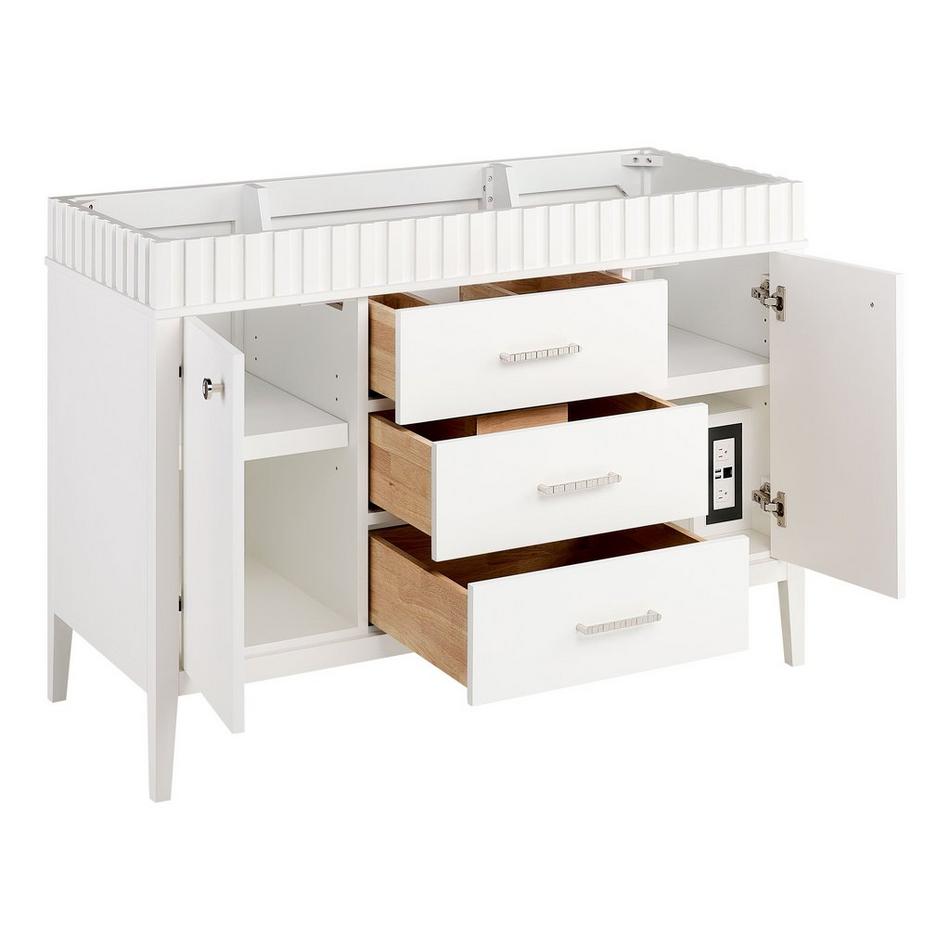 48" Rosamel Vanity with Rectangular Undermount Sink - Outlet - White, , large image number 2