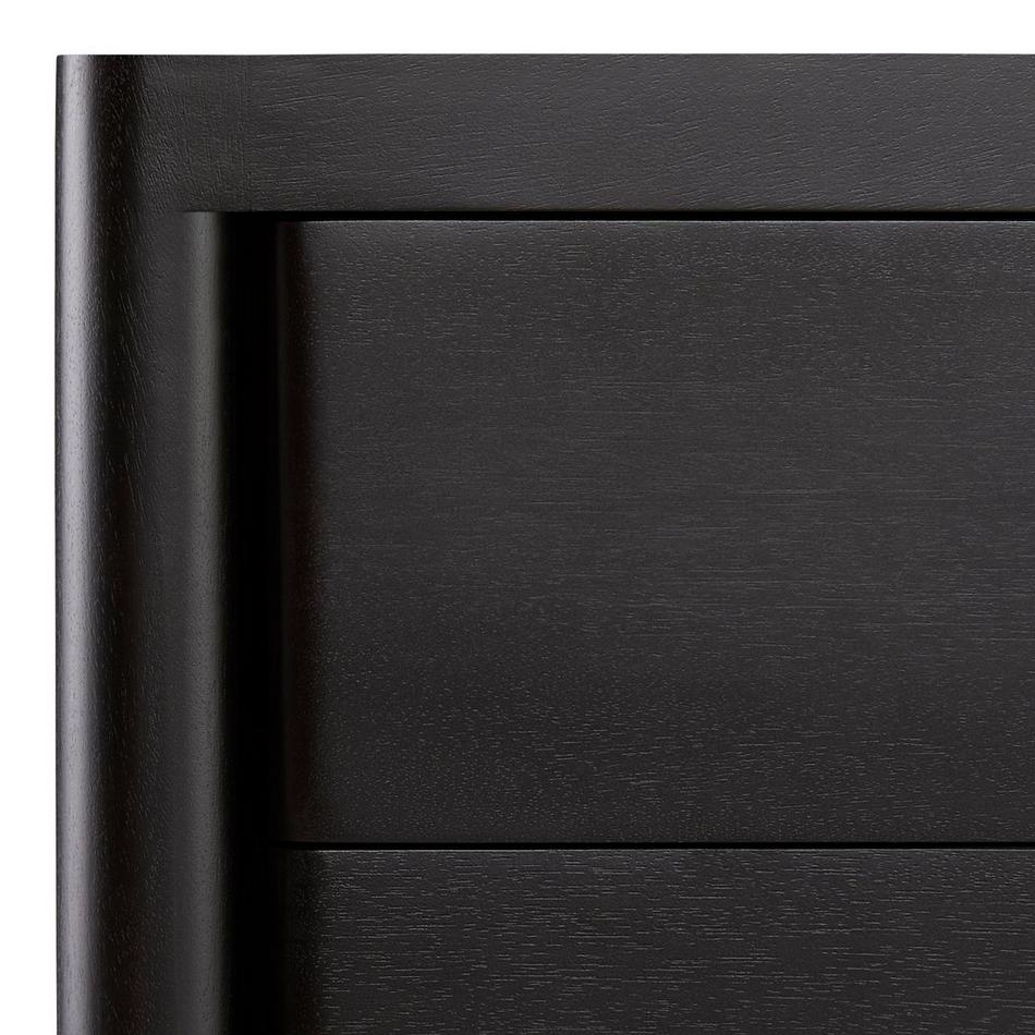 36" Orlo Narrow Wall-Mount Mahogany Vanity - Espresso Brown - Vanity Cabinet Only, , large image number 3