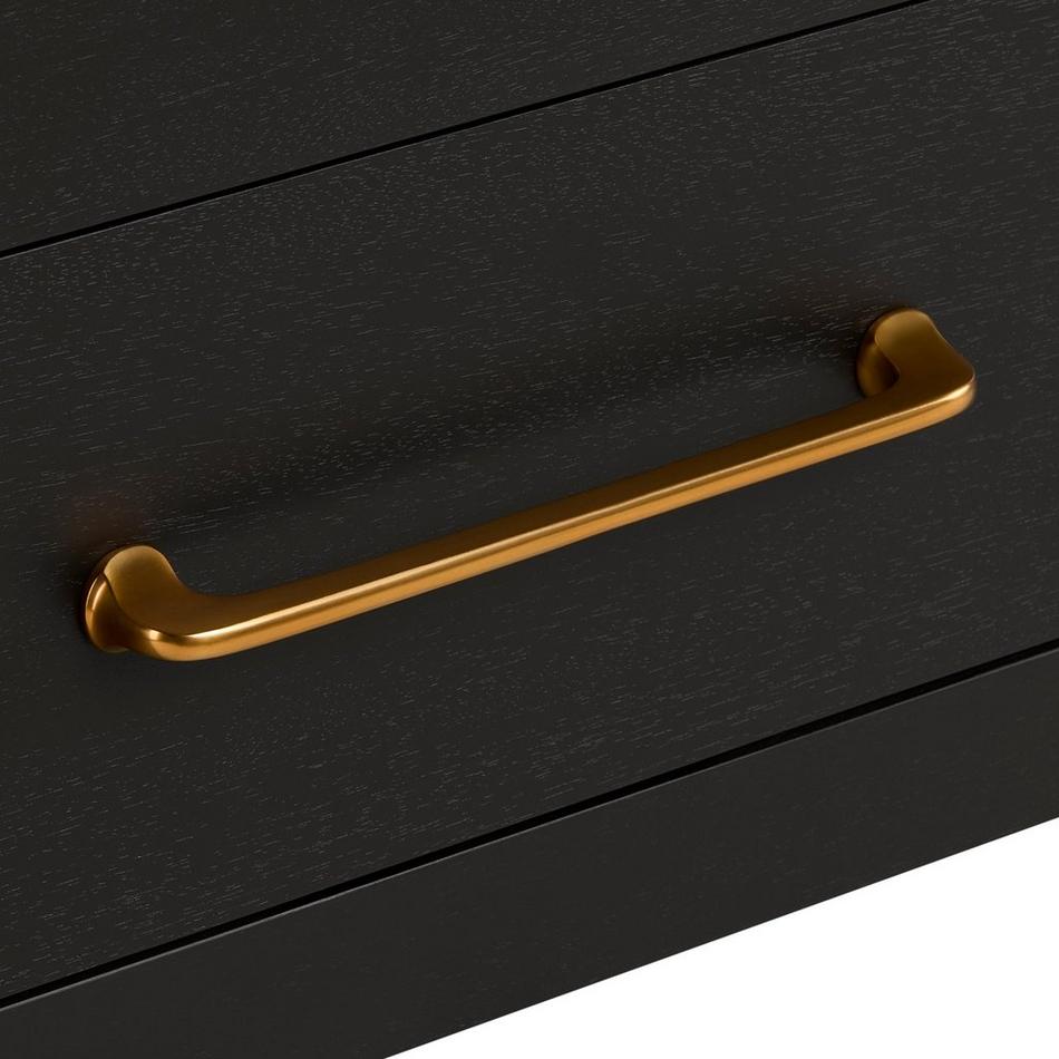 36" Orlo Narrow Wall-Mount Mahogany Vanity - Espresso Brown - Vanity Cabinet Only, , large image number 2