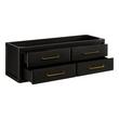 48" Orlo Narrow Wall-Mount Mahogany Vanity w Rect. Undermount Sink - Espresso Brown - Carrara - 3H, , large image number 2