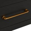 48" Orlo Narrow Wall-Mount Mahogany Vanity w Rect. Undermount Sink - Espresso Brown - Carrara - 3H, , large image number 3