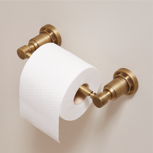Greyfield Toilet Paper Holder in Aged Brass