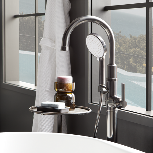 Greyfield Freestanding Tub Faucet in Gunmetal