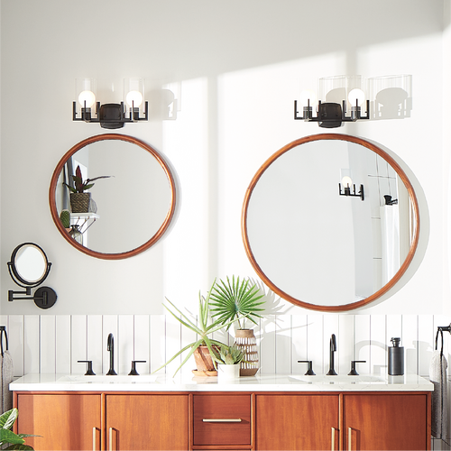 Novak Vanity Mirror in Teak