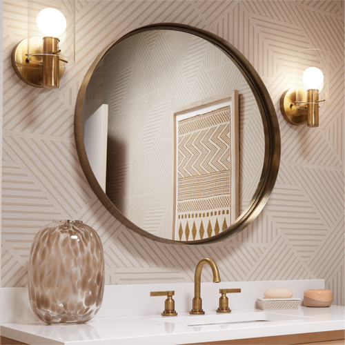 Palora Round Decorative Vanity Mirror