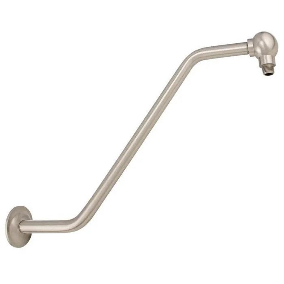 12" Bostonian Shower - 17-1/2" S-Type Arm - Brushed Nickel, , large image number 1