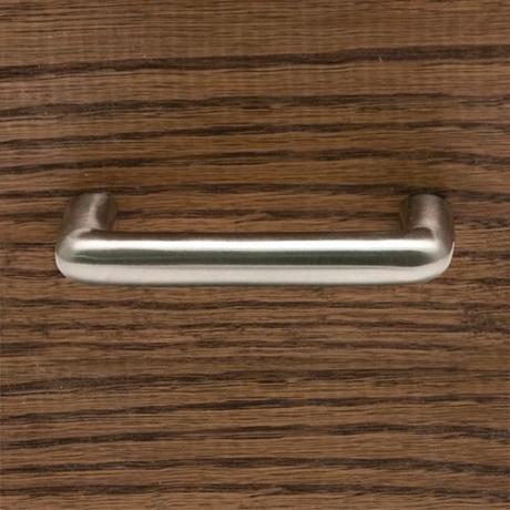 Solid Brass Wire Drawer Pull - Brushed Nickel