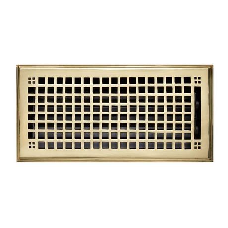 Mission Solid Brass Wall Register