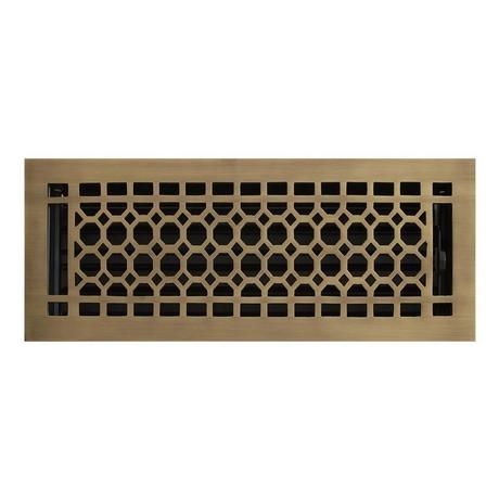 Honeycomb Brass Wall Register
