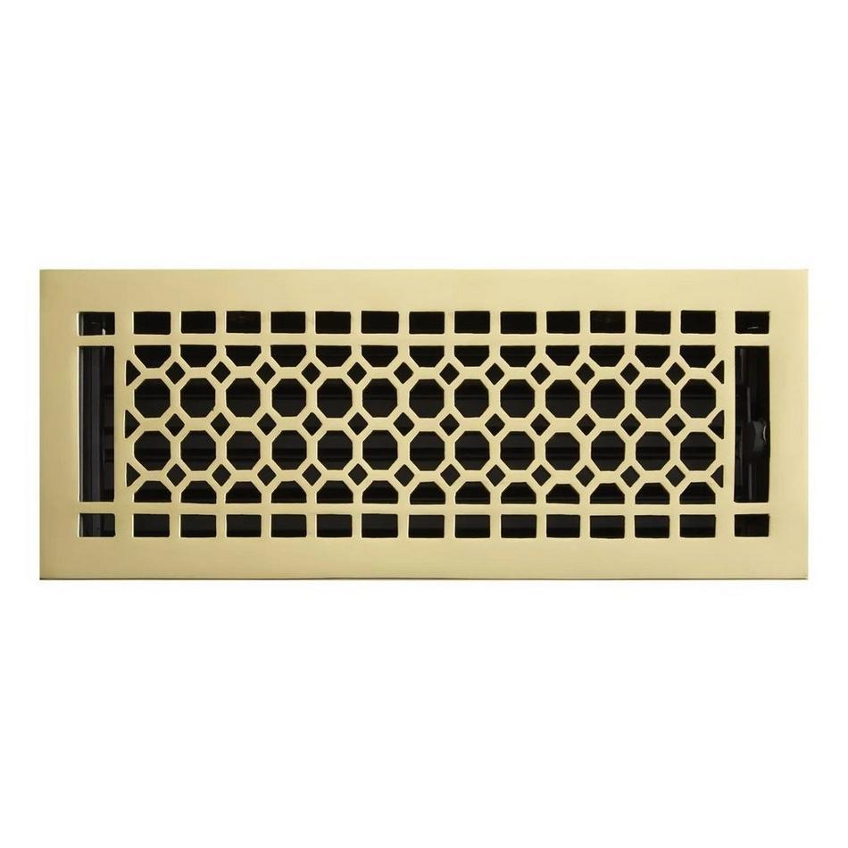 Honeycomb Brass Wall Register, , large image number 0