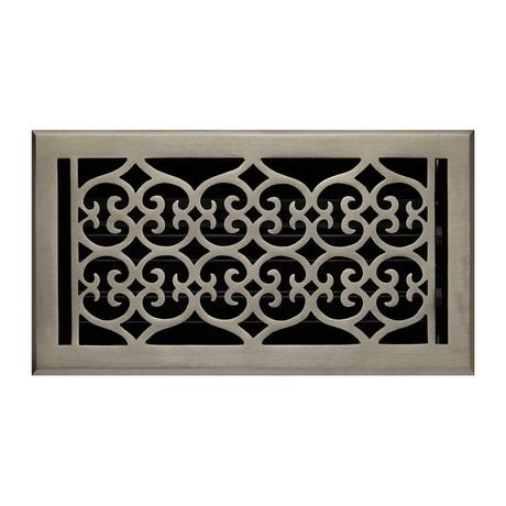 Old Victorian Brass Wall Register
