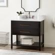 36" Robertson Console Vanity for Undermount Sink - Black, , large image number 0