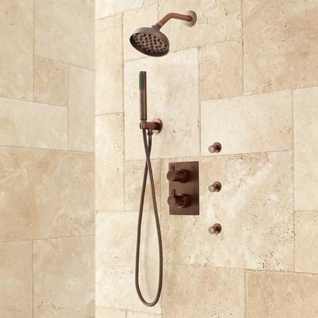 Hinson Shower System with Hand Shower and Body Sprays