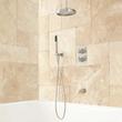 Hinson Tub and Rainfall Shower System with Hand Shower, , large image number 0