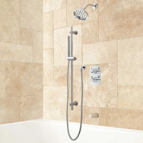 Hinson Tub and Shower System with Hand Shower