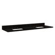 73" Granite Top for Rectangular Sinks - 36" Centers - 8"- Absolute Black - White Sink, , large image number 0