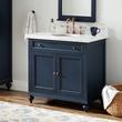 36" Keller Mahogany Vanity for Undermount Sink - Vintage Navy Blue, , large image number 0