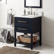 24" Robertson Mahogany Console Vanity for Undermount Sink - Midnight Navy Blue, , large image number 0