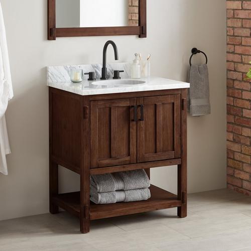 30" Morris Rustic Brown Vanity