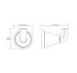 Provincetown Robe Hook - Oil Rubbed Bronze, , large image number 1