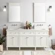 72" Elmdale Double Vanity for Undermount Sinks - White, , large image number 1