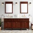 72" Elmdale Double Vanity for Rectangular Undermount Sinks - Antique Brown, , large image number 0