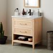 30" Burfield Bamboo Vanity for Rectangular Undermount Sink - Natural Bamboo, , large image number 2