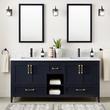 72" Burfield Double Vanity for Rectangular Undermount Sinks - Midnight Navy Blue, , large image number 2