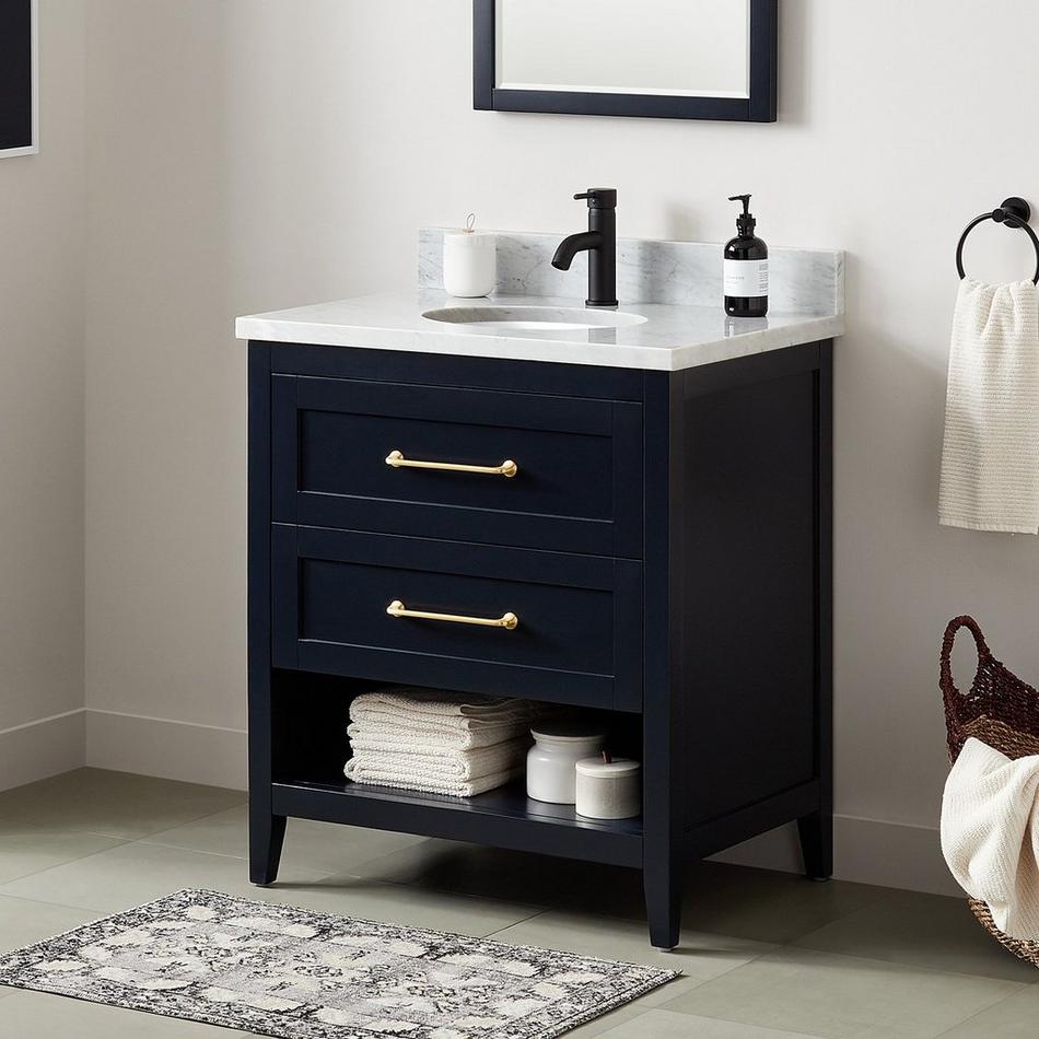 30" Burfield Vanity for Undermount Sink - Midnight Navy Blue, , large image number 2