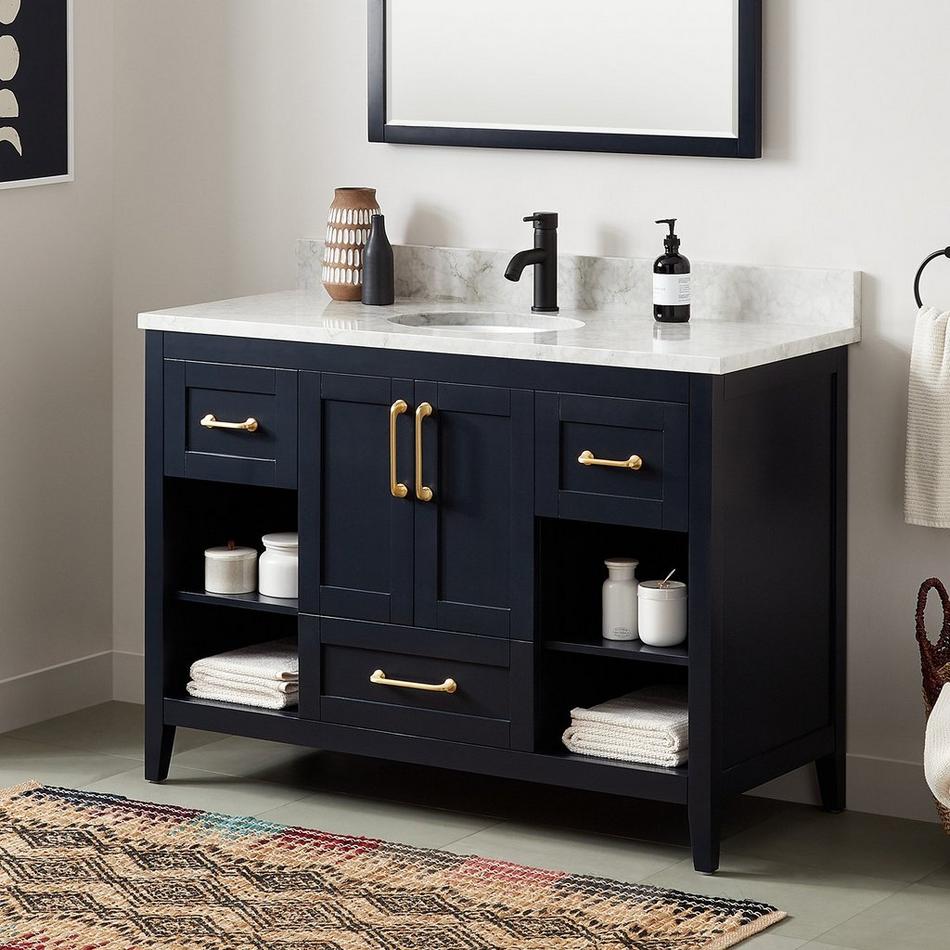 48" Burfield Vanity for Undermount Sink - Midnight Navy Blue, , large image number 2