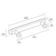 12" Gilderoy Appliance Pull - Golden Champagne, , large image number 3