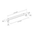10-1/16" Inigo Oversized Cabinet Pull - Champagne Bronze, , large image number 3