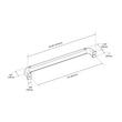 18" Inigo Appliance Pull - Golden Champagne, , large image number 3