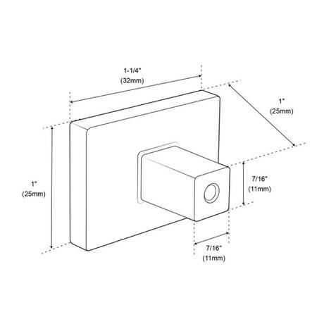 Matilde Rectangle Cabinet Knob