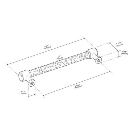 Lazzara Textured Cabinet Pull
